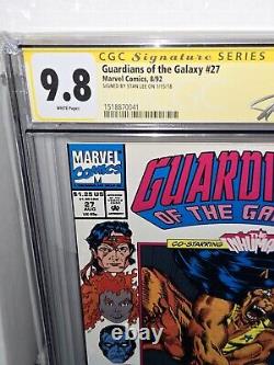 Guardians of the Galaxy #27 CGC SS Signature Autograph STAN LEE Signed Comic