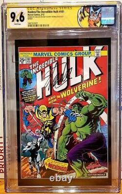 Hasbro Incredible Hulk #181 CGC SS 9.6 Signed By Stan Lee & Roy Thomas