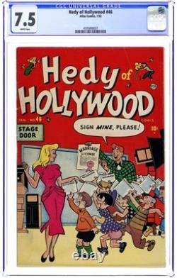 Hedy of Hollywood Comics #46 CGC 7.5 1951 4595898007