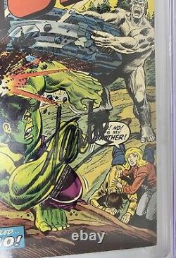 Hulk 180 CGC 5.0 Gold SIGNED BY STAN LEE! Pop 28! First Wolverine