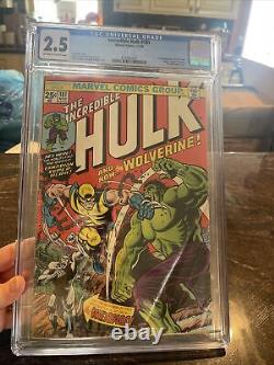 Hulk 181 (Nov 1974, Marvel) Wolverine Stan Lee 2.5 CGC The Incredible