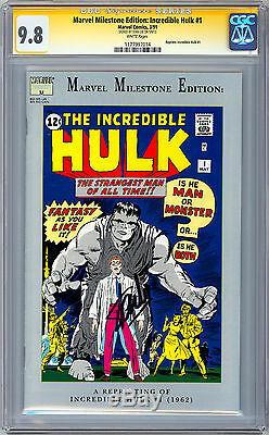 Incredible Hulk #1-2-3-4-5-6 Cgc-ss 1st Issue Mme Reprint Signed Stan Lee 1962