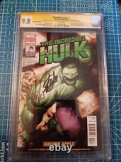 Incredible Hulk 1 CGC 9.8 LBC Con signed Stan Lee Marc Silvestri Whilce Portacio