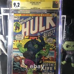 Incredible Hulk 161 CGC 9.2 Signed By Stan Lee