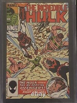 Incredible Hulk #316 SS CGC 9.6 SIGNED Stan Lee Signature 1986 Appearances WP