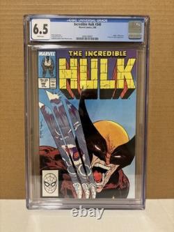 Incredible Hulk #340 CGC 6.5 Classic Marvel Todd McFarlane Wolverine Cover