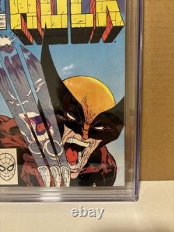 Incredible Hulk #340 CGC 6.5 Classic Marvel Todd McFarlane Wolverine Cover