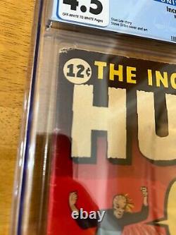 Incredible Hulk #6 CGC 4.5 OW-WT Marvel 1963 Steve Ditko Stan Lee Metal Master