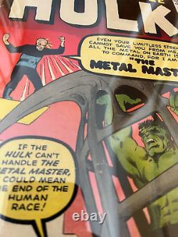 Incredible Hulk #6 CGC 4.5 OW-WT Marvel 1963 Steve Ditko Stan Lee Metal Master