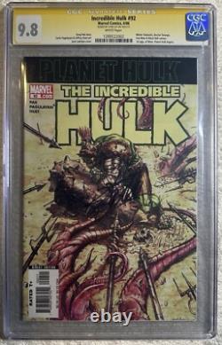 Incredible Hulk #92 CGC SS 9.8 Signed Stan Lee Key Issue First Planet Hulk