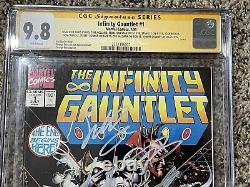 Infinity Gauntlet 1 CGC 9.8 SSx11 Downey Jr, Holland, Lee, Olsen, Brolin, Evans