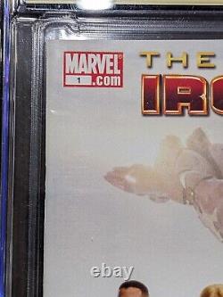 Invincible Iron Man #1 CGC 9.6 SS ROBERT DOWNEY JR. & STAN LEE ONLY DUAL SIGNED
