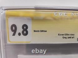 Iron Man #1 CGC SS 9.8 Stan Lee Signed Blank Sketch Variant Marvel Gillen Story