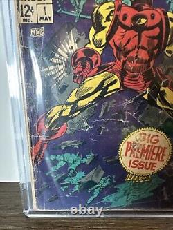 Iron Man #1 Raw Off White Origin Retold! Stan Lee! Marvel 1968