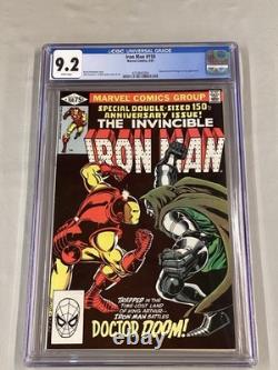 Iron Man #150 CGC 9.2 White Pages Doom Cover Marvel Comics 1982