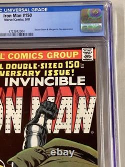 Iron Man #150 CGC 9.2 White Pages Doom Cover Marvel Comics 1982