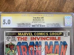 Iron man #55 CGC Autographed By Stan Lee