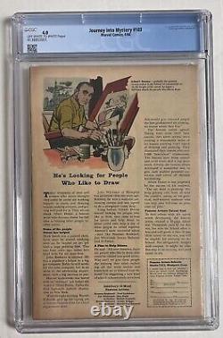 JOURNEY INTO MYSTERY #103 (1964) CGC 4.0 1st App. Of Enchantress & Executioner