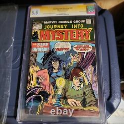 JOURNEY INTO MYSTERY VOL. 2 #12 CGC SS 5.5 Signed by STAN LEE Stan Lee File Copy