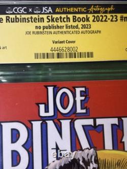 Joe Rubinstein Sketch book CGC 9.6 SS sold out! Stan Lee/Wolverine RARE