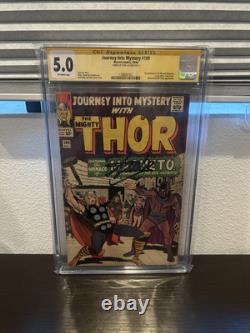 Journey Into Mystery #109 CGC 5.0 SS Signature STAN LEE First Magneto Crossover