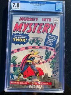 Journey Into Mystery 83 1966 Marvel Comics CGC F/VF 7.0 Thor Golden Record