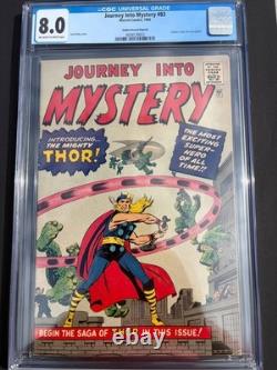 Journey Into Mystery 83 1966 Marvel Comics CGC VF 8.0 Golden Record Reprint GRR