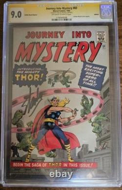 Journey Into Mystery #83 CGC 9.0 SS STAN LEE 1st App. Of THOR G. R. Reprint