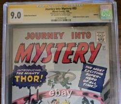 Journey Into Mystery #83 CGC 9.0 SS STAN LEE 1st App. Of THOR G. R. Reprint