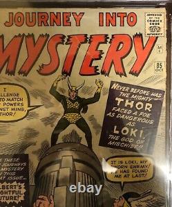Journey Into Mystery 85 CGC 2.5. 1st appearance of Loki, Asgard and Odin. Thor