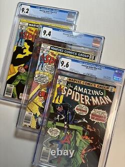 Lot 3x CGC, ? Amazing Spider-Man #175 9.6 176 9.2 179 9.4, NEW CGC, Send Offers