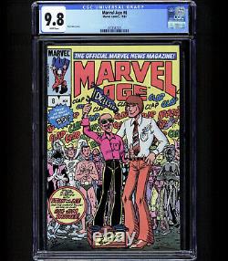 MARVEL AGE #8 CGC 9.8 STAN LEE EXCELSIOR Marvel Comics 1983 NM MT