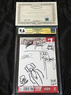 Marvel 2015 Amazing Spider-Man #1 Sketch Edition CGC 9.6 NM+ with White Pages
