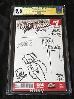 Marvel 2015 Amazing Spider-Man #1 Sketch Edition CGC 9.6 NM+ with White Pages