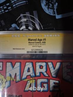 Marvel Age #1 April 1983 CGC 9.6 SS Stan Lee