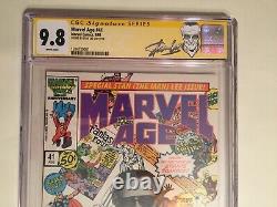 Marvel Age 41 Cgc 9.8 Signed By Stan Lee