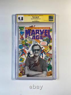 Marvel Age 41 Double Cover CGC 9.8 8/86 Signed by Stan Lee Stan The Man Issue