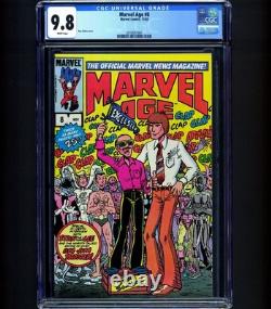 Marvel Age #8 CGC 9.8 Excelsior Cover 1983 Stan Lee Interview Marvel Comics NM