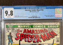 Marvel Amazing Spider-Man #105 Marvel Comics 1972 CGC 9.8