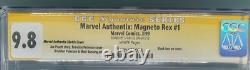 Marvel Authentix Magneto Rex #1 (1999) Marvel CGC 9.8 Signature Series Stan Lee