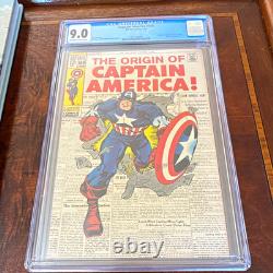Marvel Captain America #109 CGC 9.0 (1969) Origin of Captain America! 1st