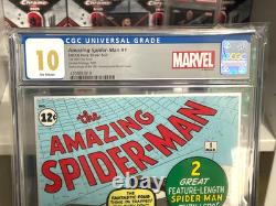 Marvel Classic Comic Cover Amazing SpiderMan 1. 1 oz Silver Foil CGC 10 Ltd 1000