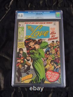 Marvel Comics 1970 My Love #6 CGC 9.0 VFNM Stan Lee Romance Stories