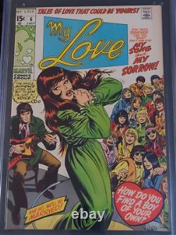 Marvel Comics 1970 My Love #6 CGC 9.0 VFNM Stan Lee Romance Stories
