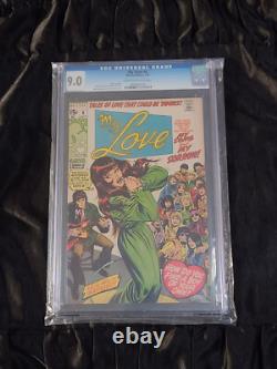Marvel Comics 1970 My Love #6 CGC 9.0 VFNM Stan Lee Romance Stories