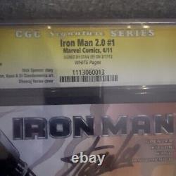 Marvel Comics Iron Man #1 CGC 9.8 Signed Stan Lee White Pages War Machine Verma