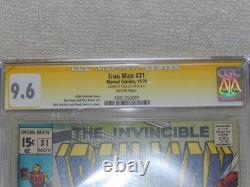Marvel Comics Iron Man #31 1970 Cgc Signature Series Stan Lee 9.6 Pop #1