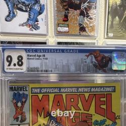 Marvel Comics Marvel Age #8 CGC 9.8 Stan Lee 11/1983