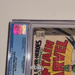 Marvel Comics Marvel Super-Heroes #12 (1967) CGC 7.0 1st Captain Marvel Stan Lee