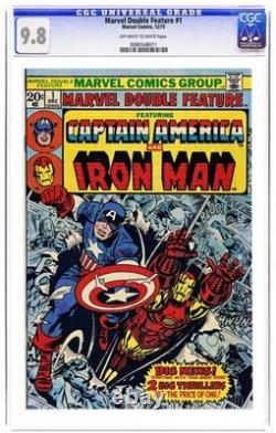 Marvel Double Feature #1 CGC 9.8 1973 0080548011